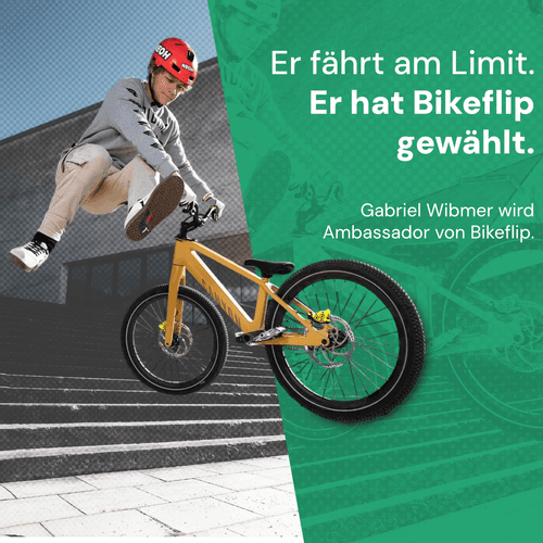 Gabriel Wibmer investiert in Bikeflip