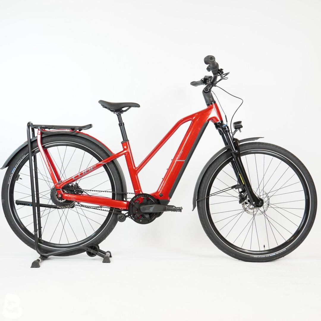 Cube Kathmandu Hybrid Comfort Pro 800 electricred´n´red Trapeze Ausstellungsrad 2025